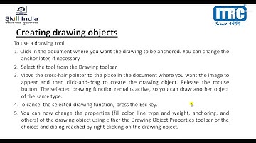 Drawing objects and its properties
