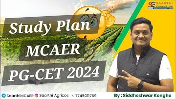 Study Plan for MCAER PG CET 2024