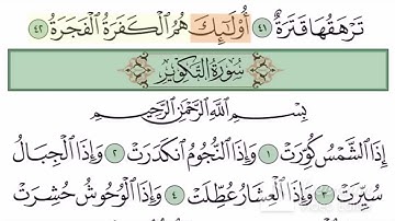 سورة عبس آية (٣٨-٤٢)