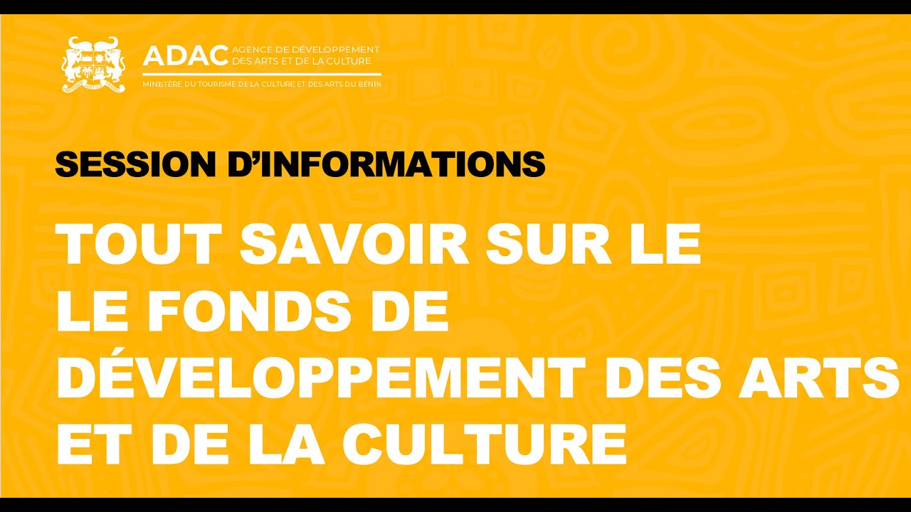 FDAC TOUT SAVOIR SUR LE LE FONDS DE DÉVELOPPEMENT DES ARTS ET DE LA ...