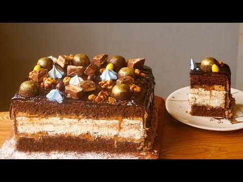 ნამცხვარი \"სნიკერსი\". Cake \"Snickers\".Торт \"Сникерс\"