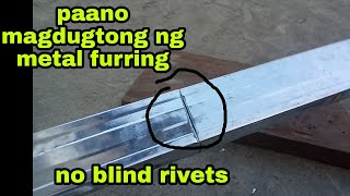 Paano magdugtong ng metal furring |Maynard Collado