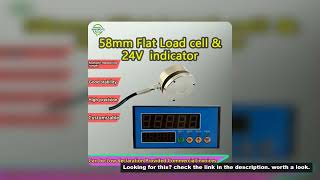 Load Cell DC 8-28V 80-265V AC Sensor 50kg�5t with Digital 5-Digit Indicator, 1.0�2.0mV/V IP66 Alloy