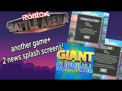 Leak Another Roblox Battle Arena Game 2 News Splash Screens - leak another roblox battle arena game 2 news splash screens