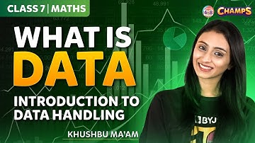 What is data | Introduction to data handling | grade 7 | CHAMPS 2024 |