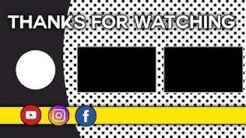 end screen templates outro non copyright