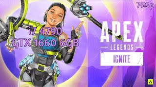 Apex Legends : High Setting | i7 4790 + GTX 1660 6GB | 768p