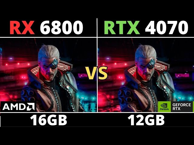 RX 6800 VS RTX 4070 - TEST IN 15 GAMES - 1080p 1440p 