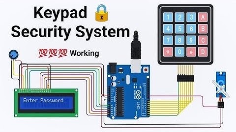 Password Door Lock Arduino Project Using Tinkercad