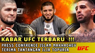 RESMI‼️ISLAM MAKHACHEV TERIMA TANTANGAN ILIA TOPURIA⁉️🔥UFC TERBARU #islammakhachev