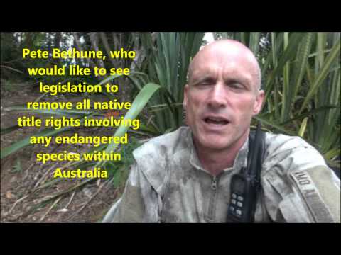 Pete Bethune on Native Title Hunting of Dugong & Sea Turtles