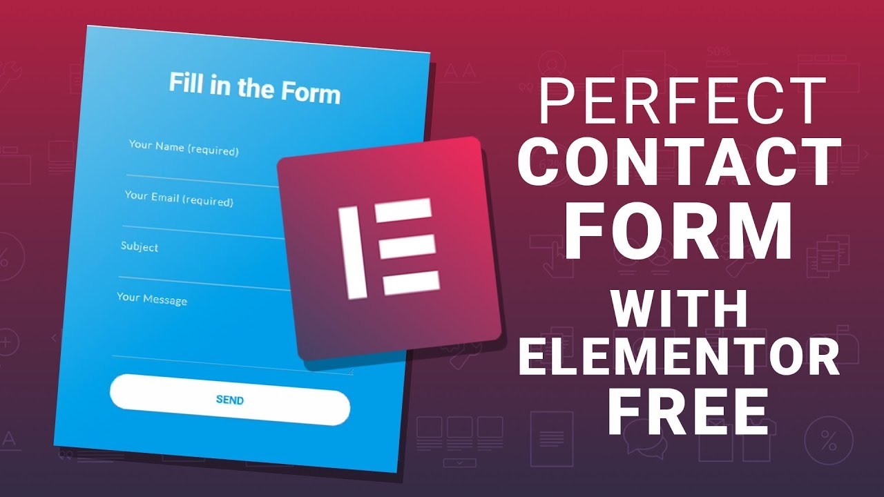 สร้างฟอร์ม wordpress  New Update  How to Customize Contact Form 7 with Elementor? Style contact form Elementor free and JetElements