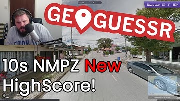 10s No Moving Panning or Zooming Geoguessr Diverse World NEW Personal High Score!!