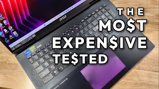 MSI TITAN 18 HX  The MOST Expensive laptop I have EVER tested!