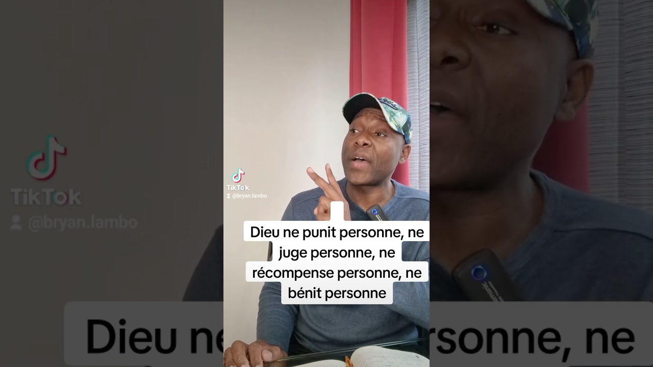 Dieu ne punit personne, ne récompense personne, ne bénit  personne, ne juge personne
