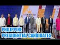 Philippine Presidential Candidates for 2022