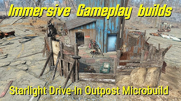 Starlight Drive-In Outpost Microbuild (Immersive Gameplay mod)