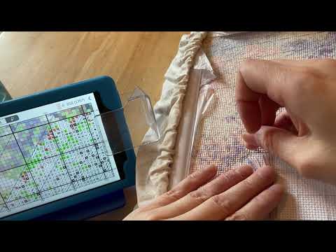 Cross Stitch Diagonal Parking Tutorial Long Version