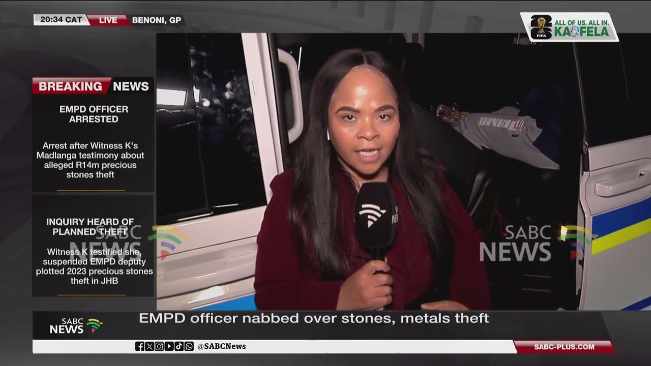 BREAKING NEWS | EMPD officer nabbed over stones, metals theft