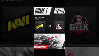 NAVI vs GEEK | Regular Season Week 9 Day 3 | Game 1 | #MPLIDS17