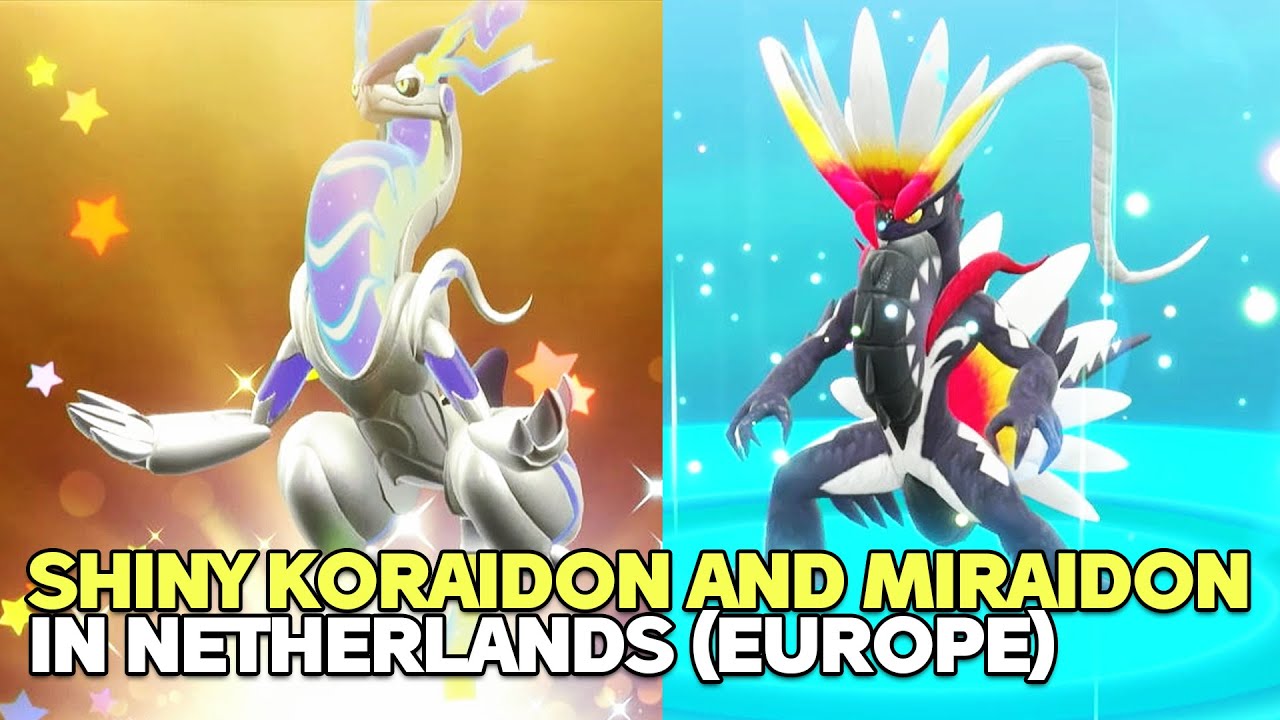 How to Get Shiny Koraidon and Miraidon in Europe (Netherlands Europe Code  Mystery Gift)