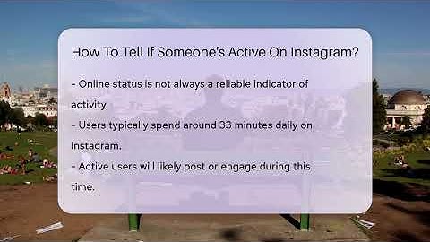 How To Tell If Someone