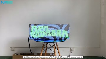 NSE P2.8 Transparent Car Rear Back Window LED Display for Advertising