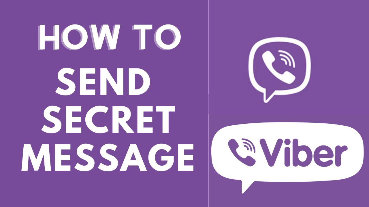 Viber message. Secret chat.