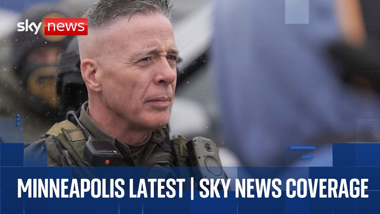 ICE crackdown's 'Public Face' to Leave Minneapolis as Trump faces backlash | Sky News