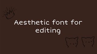 25 Aesthetic Font 2022 (dafont)