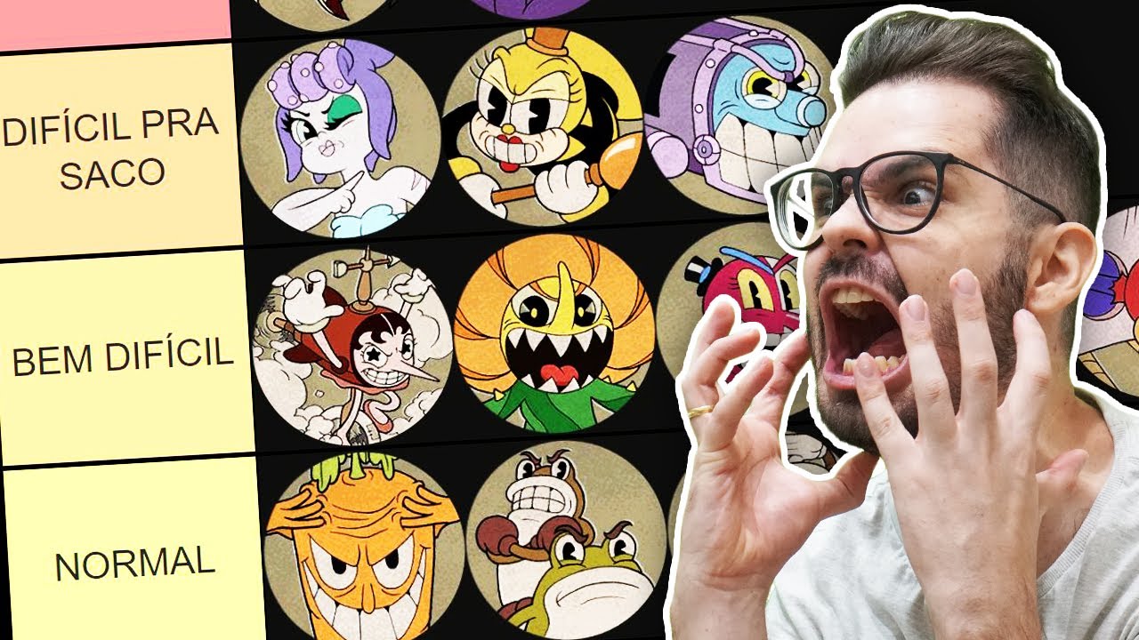 Qual o CHEFÃO mais DIFÍCIL de CUPHEAD? - Tier List - Pai Troll