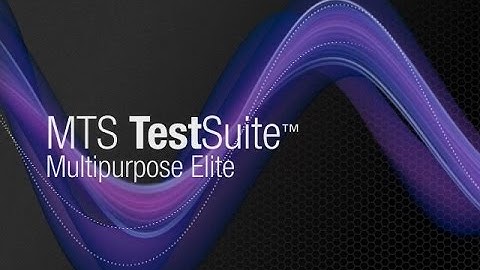 MTS TestSuite Multipurpose Elite Software (2 of 7)