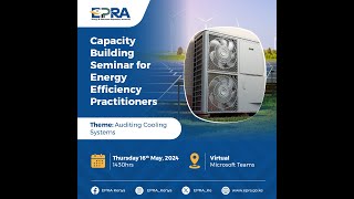 Process of Auditing Cooling Systems- Capacity Building Workshop for Energy Efficiency Practitioners