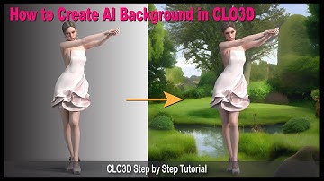 Hoe maak je een AI-achtergrond in CLO3D?