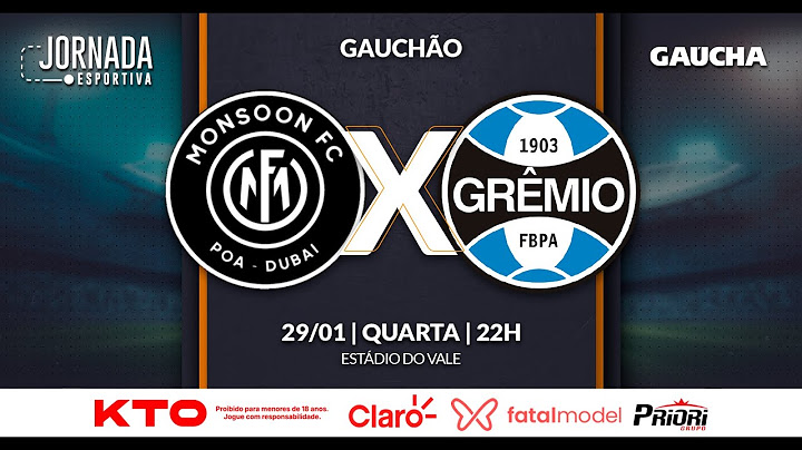 MONSOON 0 X 3 GRÊMIO - GAUCHÃO 2025 | JORNADA DIGITAL 29/01/2025