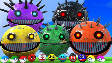 PACMAN & MS-PACMAN & ROBOT PACMAN VS CARTOON CAT & MONSTER PACMAN BEST COLLECTION X-955