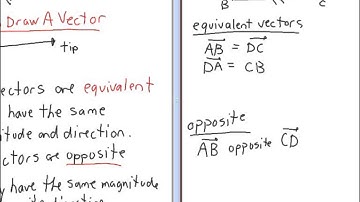 MCV4U - Introduction to Vectors - Part 2 of 4