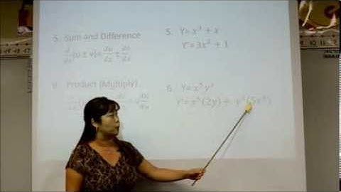 Calc AB- 3.3 Rules of Differentiation
