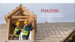 FHA 203k Renovation Mortgages 