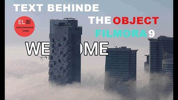 TEXT BEHIND OBJECT EFFECT FILMORA 9 | MASKING TOOL EFFECT TUTORIAL | WONDERSHARE FILMORA 2020
