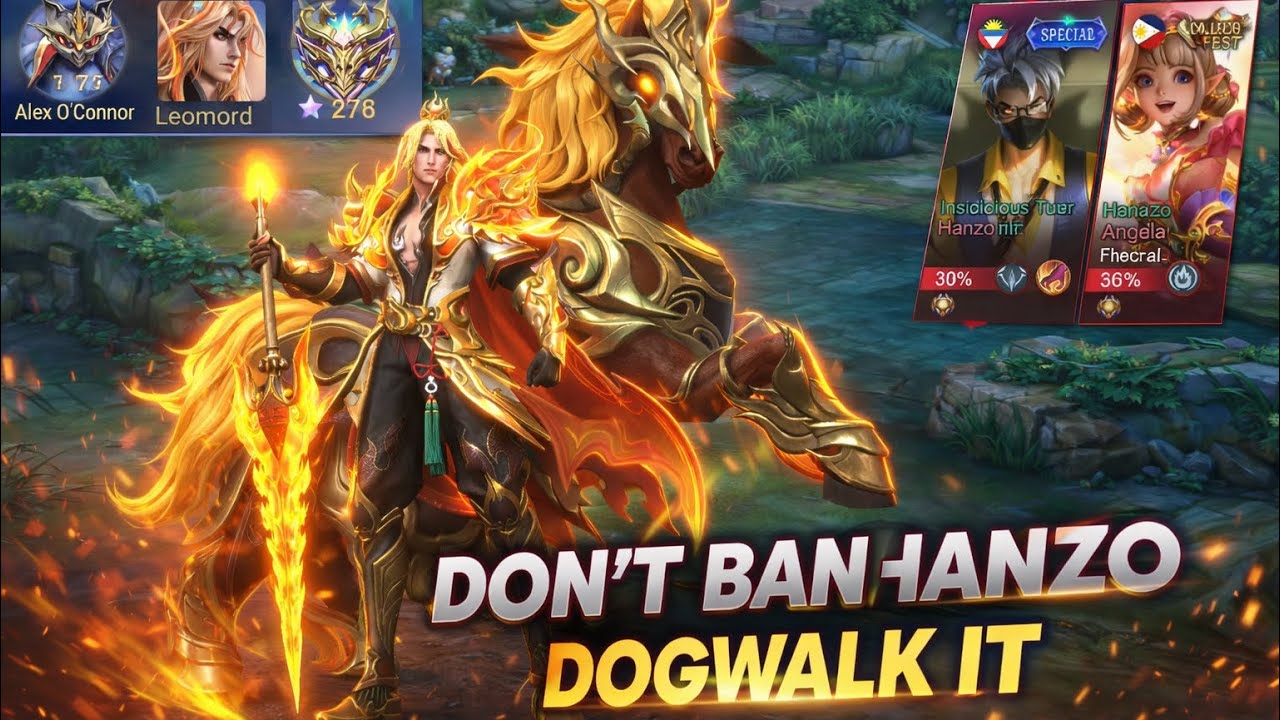 Most Players Don’t Know What to Do vs One-Trick Hanzo + Angela (Mythical Immortal)