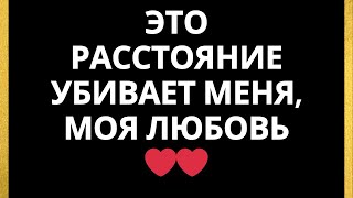 картинка: Это расстояние убивает меня, моя любовь 🧡