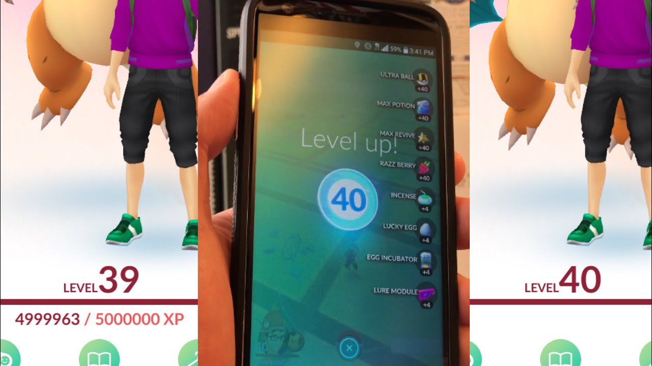 Pokémon Go Reaching Level 40 YouTube