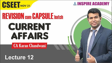 FREE CSEET Current Affairs Online Classes for November 2021 | FREE CSEET LIVE Batch
