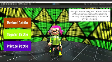 (Minor Update) Basic version of Splatoon 2