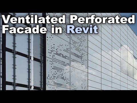Video: Perforated Facade Panels Solve Many Architectural Problems: Technical And Decorative