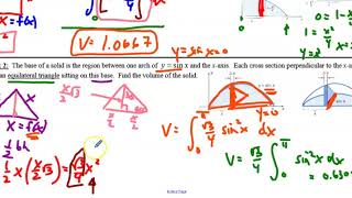 BC Lesson 30 Part 2: Volume by Cross Section (Part 2)