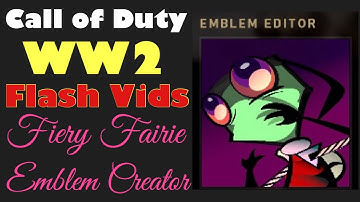 Call of Duty WW2: Emblem Tutorials/ How to make Invader Zim (Flash Vids)