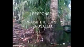 Video thumbnail of "Psalm 147 Praise the Lord, Jerusalem"