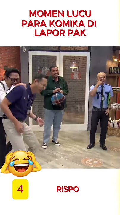 Kelucuan para komika saat jadi bintang tamu lapor pak #laporpak #laporpaktrans7